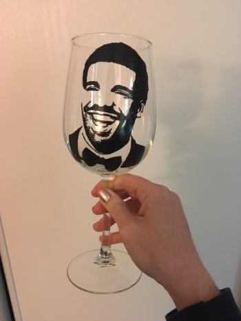 Drake wine glass